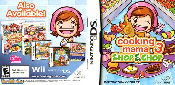 manual for Cooking Mama 3 - Shop & Chop